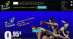 Desktop Screenshot of 7a77fitness.com